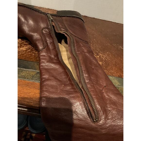 Frye - 77739 - Shirley- Over The Knee Brown Leather Riding Boots - 9B - Picture 10 of 15
